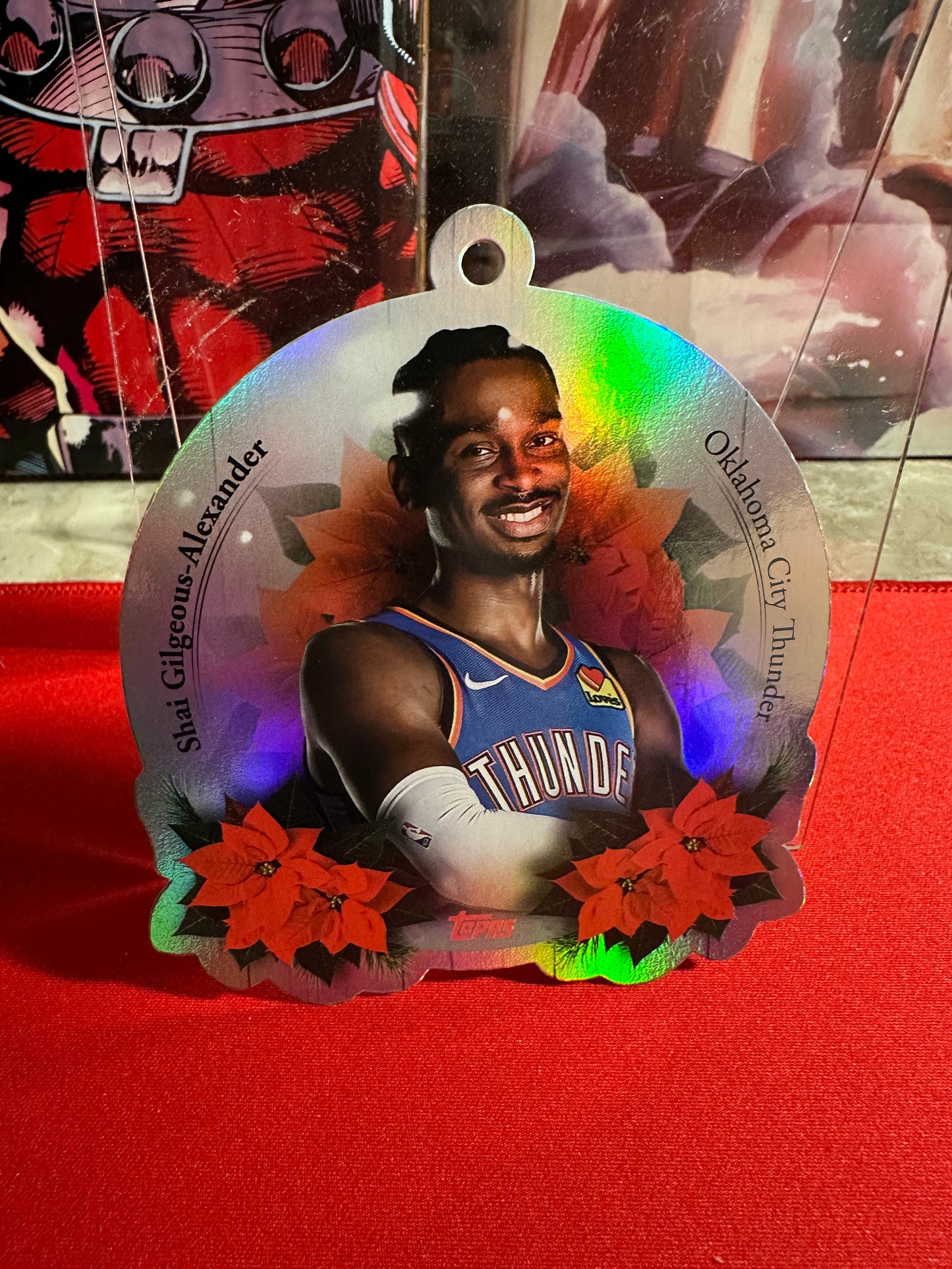 2025-26 Topps Holiday Basketball RC Ornament Lot - Knueppel, SGA, Giannis