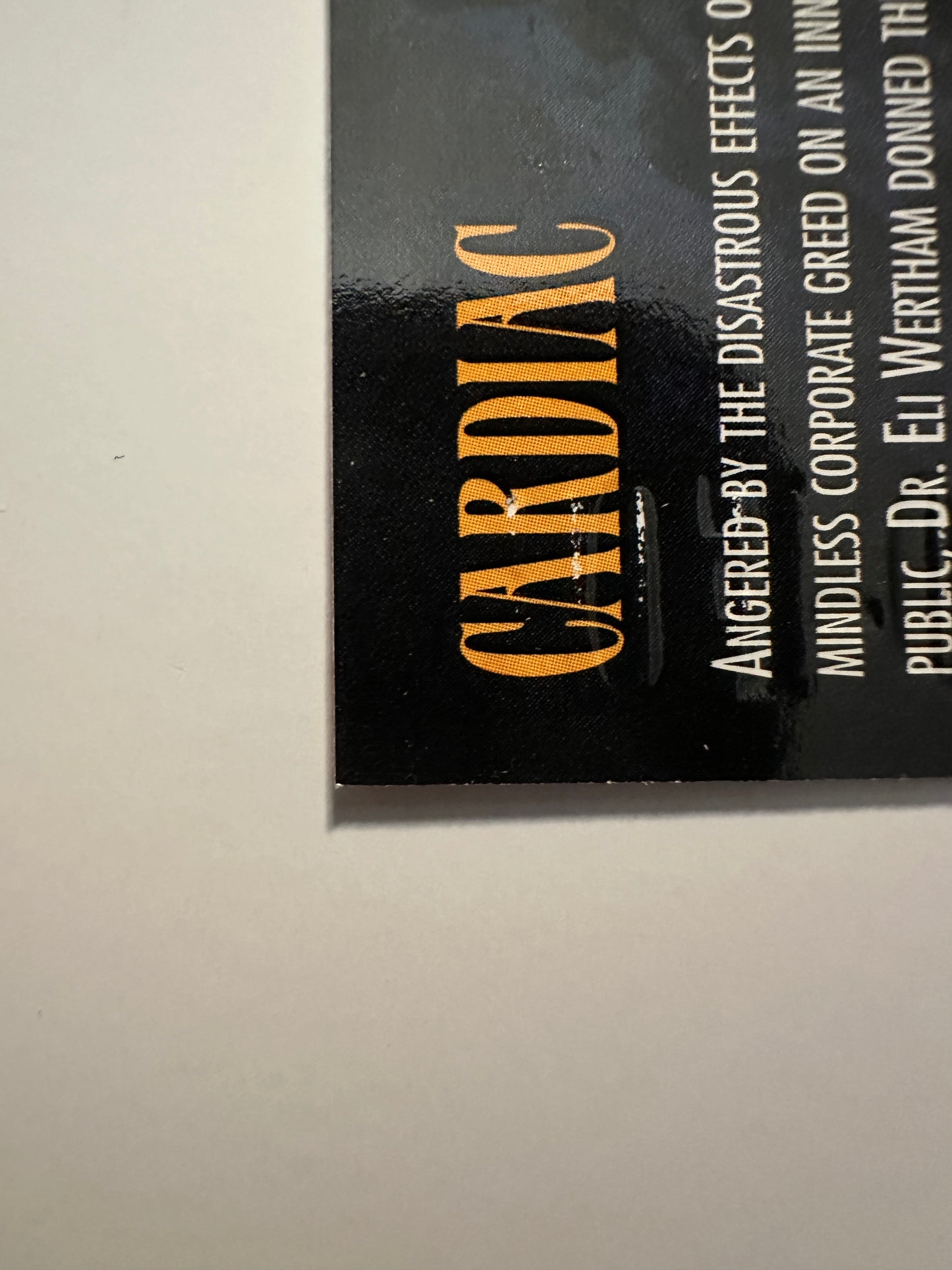 Cardiac #7 (1996 Marvel Fleer Spider-Man Premium) - Higher grade