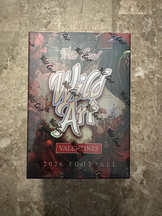 2026 Wild Card Wild Art Football Box - 1 Autograph, 5 Total 1/1s