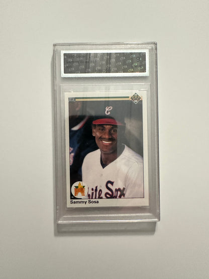 Sammy Sosa #17 CTA/PSA Graded Mint 9 (1990 Upper Deck)