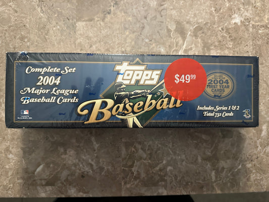 2004 Topps Baseball Complete Set Factory Sealed