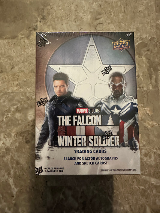 Marvel's Falcon and Winter Soldier Blaster Box Factory Sealed (Upper Deck)