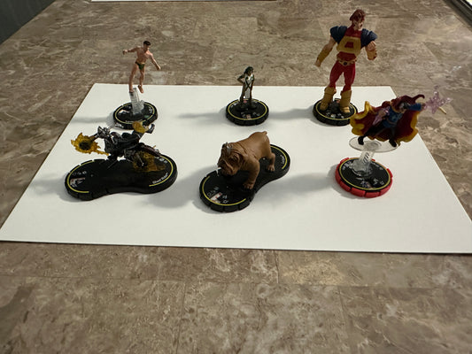 HeroClix Fantastic Forces Lot Lockjaw, Ghost Rider, Strange, etc (2005 WizKids)