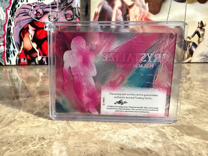 Malachi Toney 2026 Leaf Trinity Football Crystalize Auto Pink SSP Case Hit
