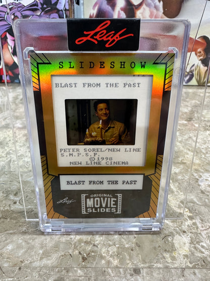 2026 Leaf Slideshow BRENDAN FRASER Blast From The Past Metal /25 35mm SLIDE