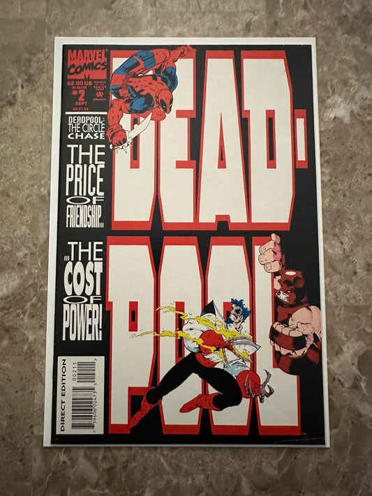 Deadpool #2 FN+ 6.5 (1993 Marvel) - Nice copy for grade