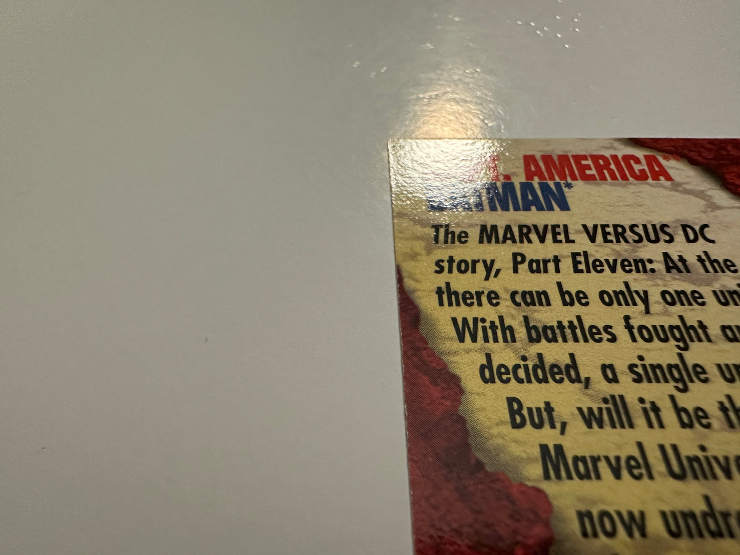 Captain America/Batman #91 (1995 Fleer DC vs. Marvel) - High grade