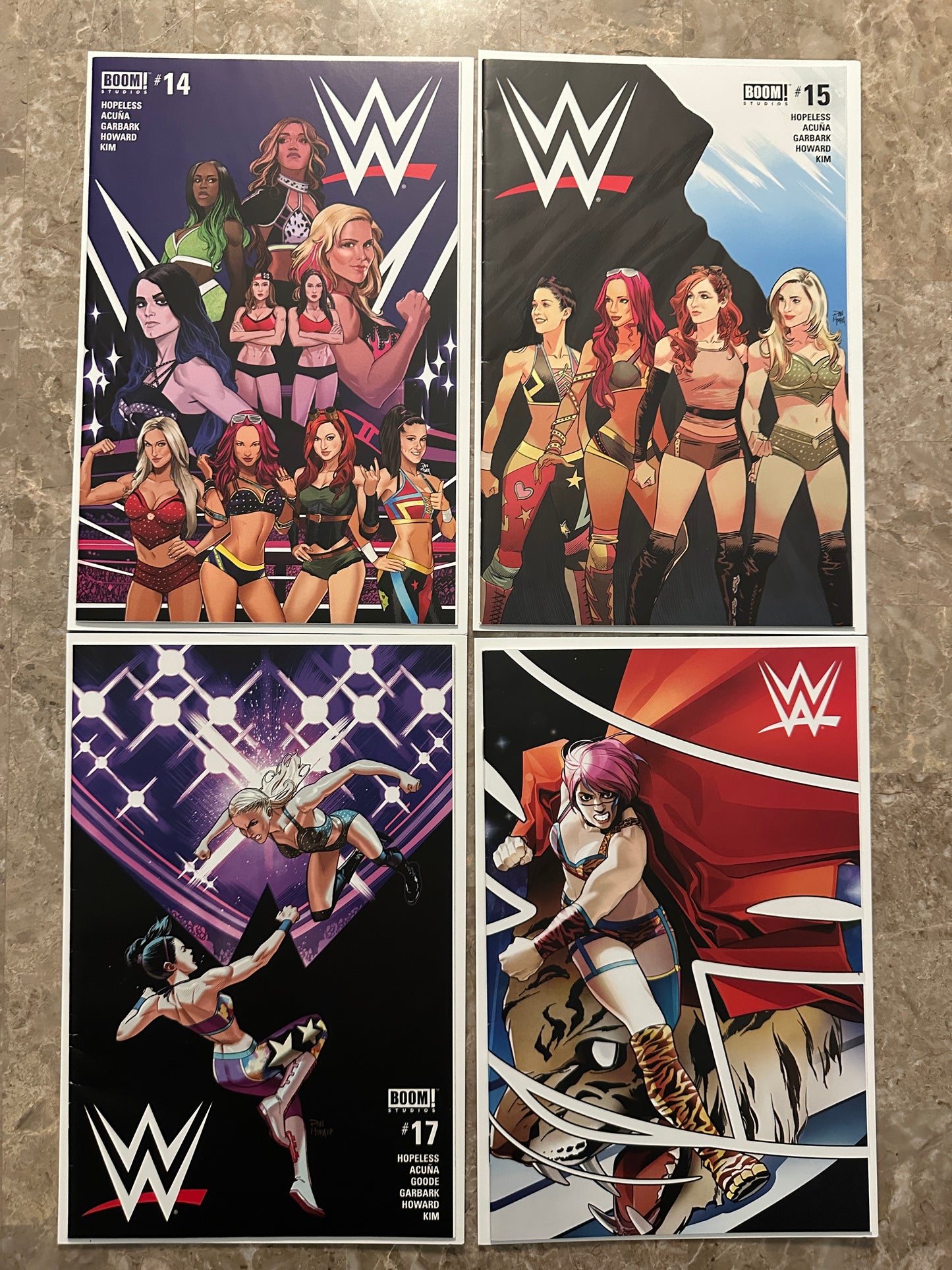 WWE #1-7,9-15,17-25 Near Full Run of 24 Higher Grade (Boom 2019)