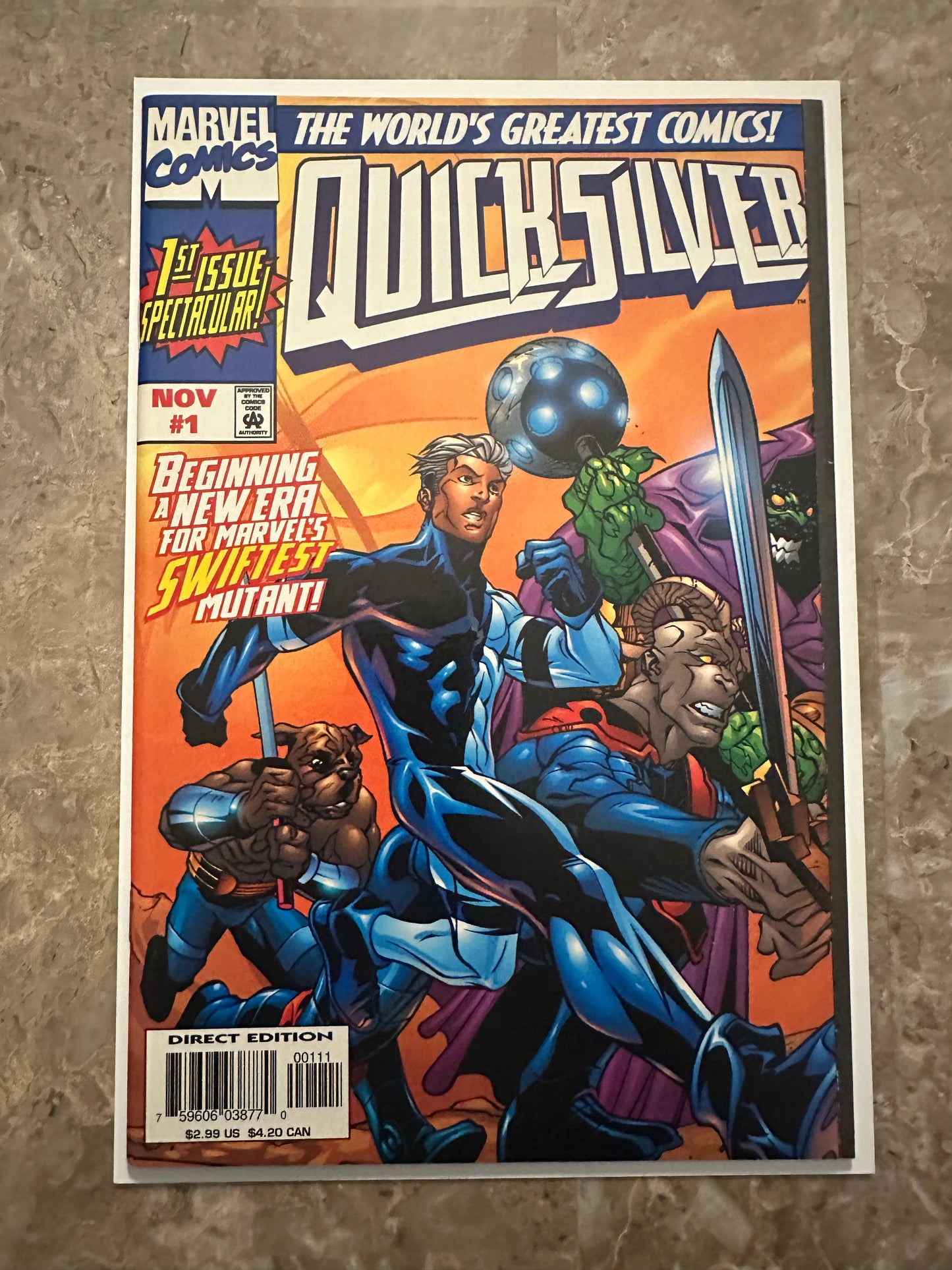 Quicksilver #1-7 High Grade (Marvel Comics 1997)