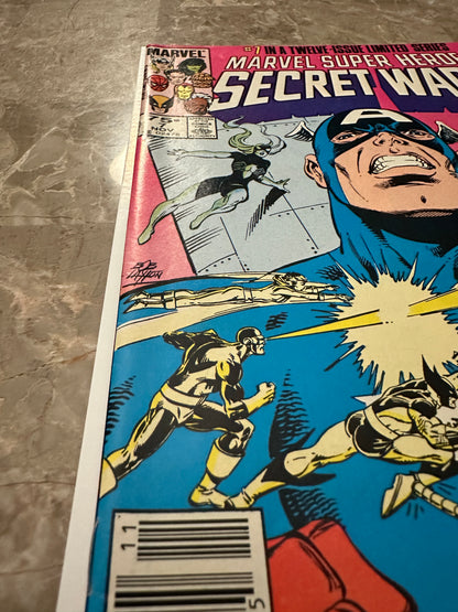 Marvel Super Heroes: Secret Wars #7 Newsstand FN+ 6.5 (Marvel Comics 1984)