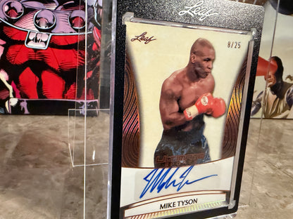 Mike Tyson 2026 Leaf Ultimate Sports Ultimate Signatures Auto Bronze /25