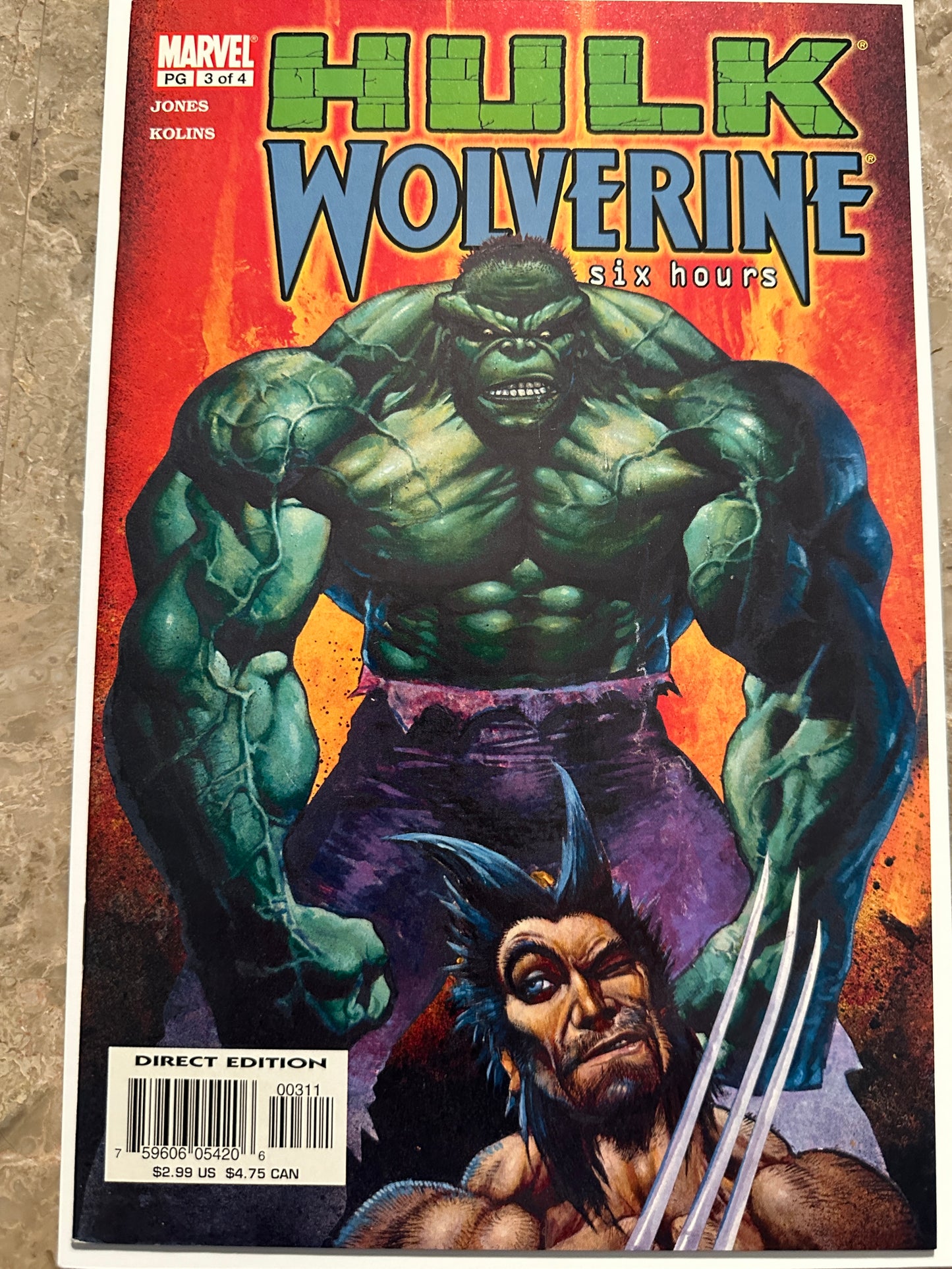 Hulk Wolverine Six Hours #1-4 High Grade (Marvel 2003)