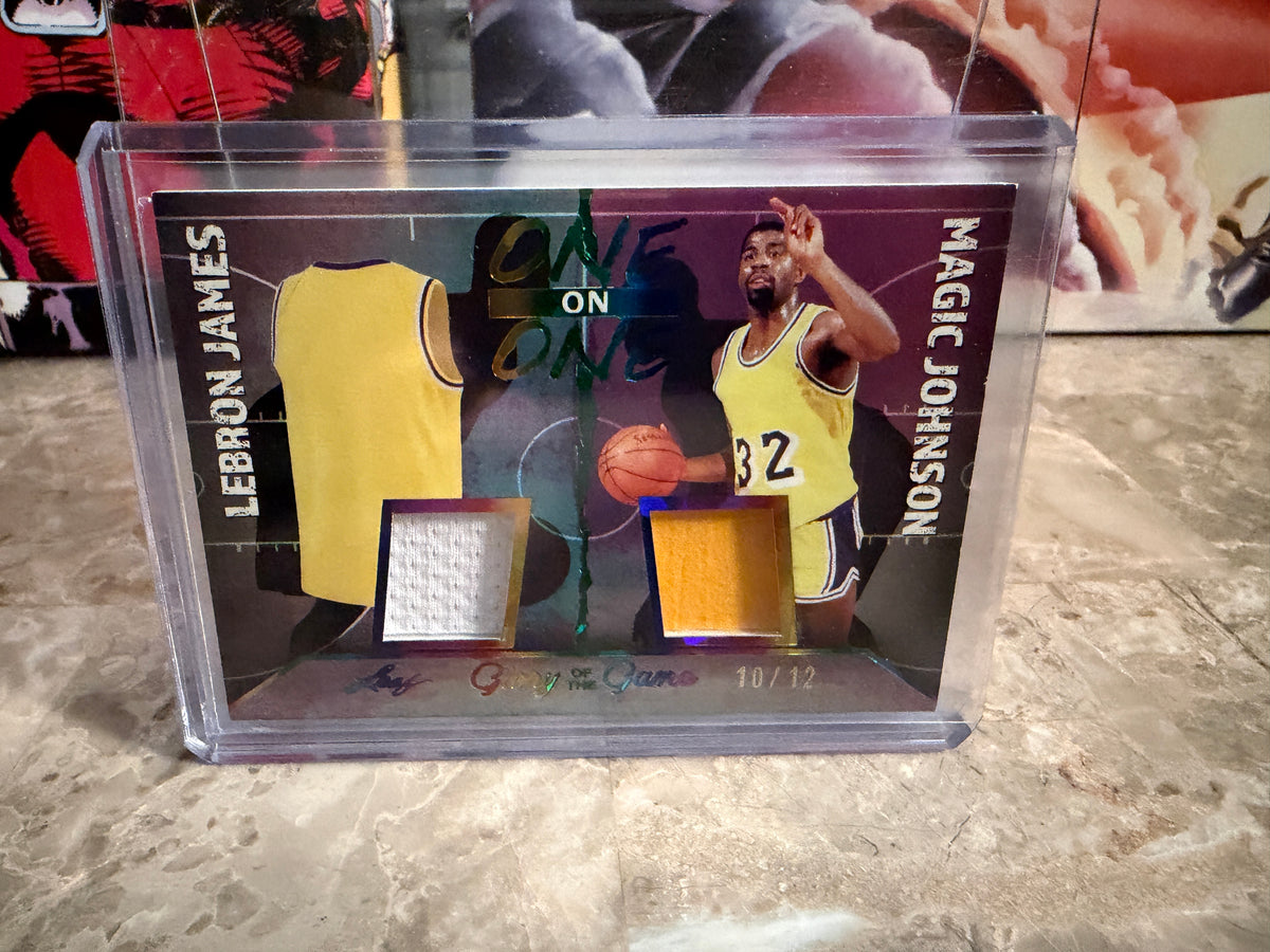 Magic LeBron 2025 Leaf Glory of the Game One on One Game-Used Patch /12