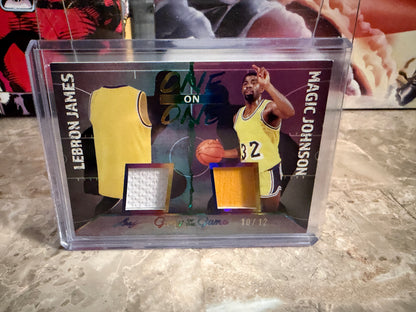 Magic LeBron 2025 Leaf Glory of the Game One on One Game-Used Patch /12