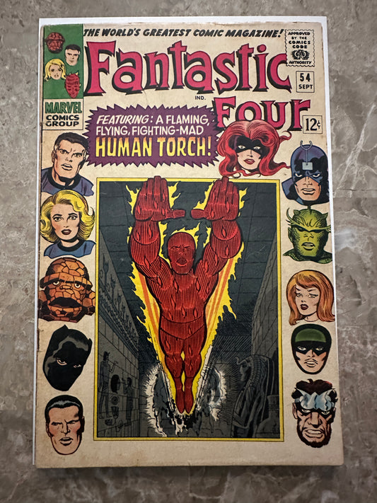 Fantastic Four #54 VG+ 4.5 (1966 Marvel)