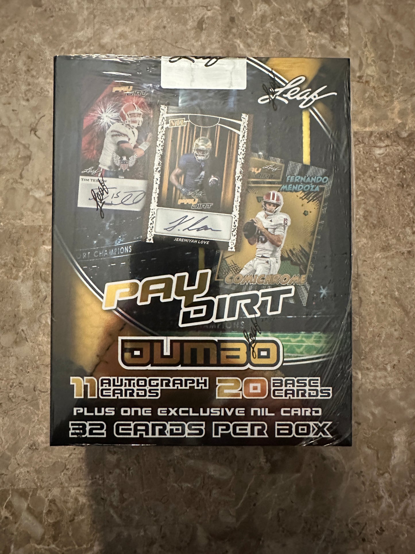 2026 Leaf Paydirt Football Jumbo Hobby Box