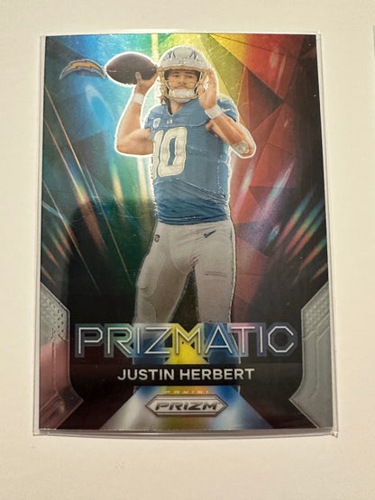 2023 Justin Herbert Card Lot - Prizmatic/Hype/Optic (2023 Panini)