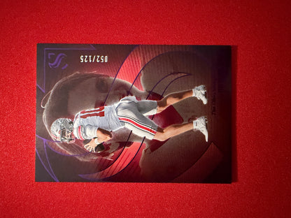 Julian Sayin 2025 Panini Silhouette Football Base Purple /125 #81