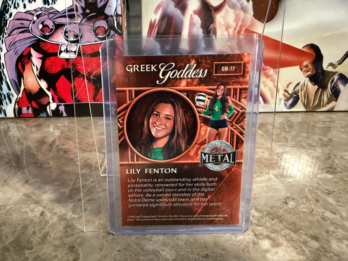 Lily Fenton 2026 Leaf Metal Women of Sport Greek Goddess Demeter Lava 1/1