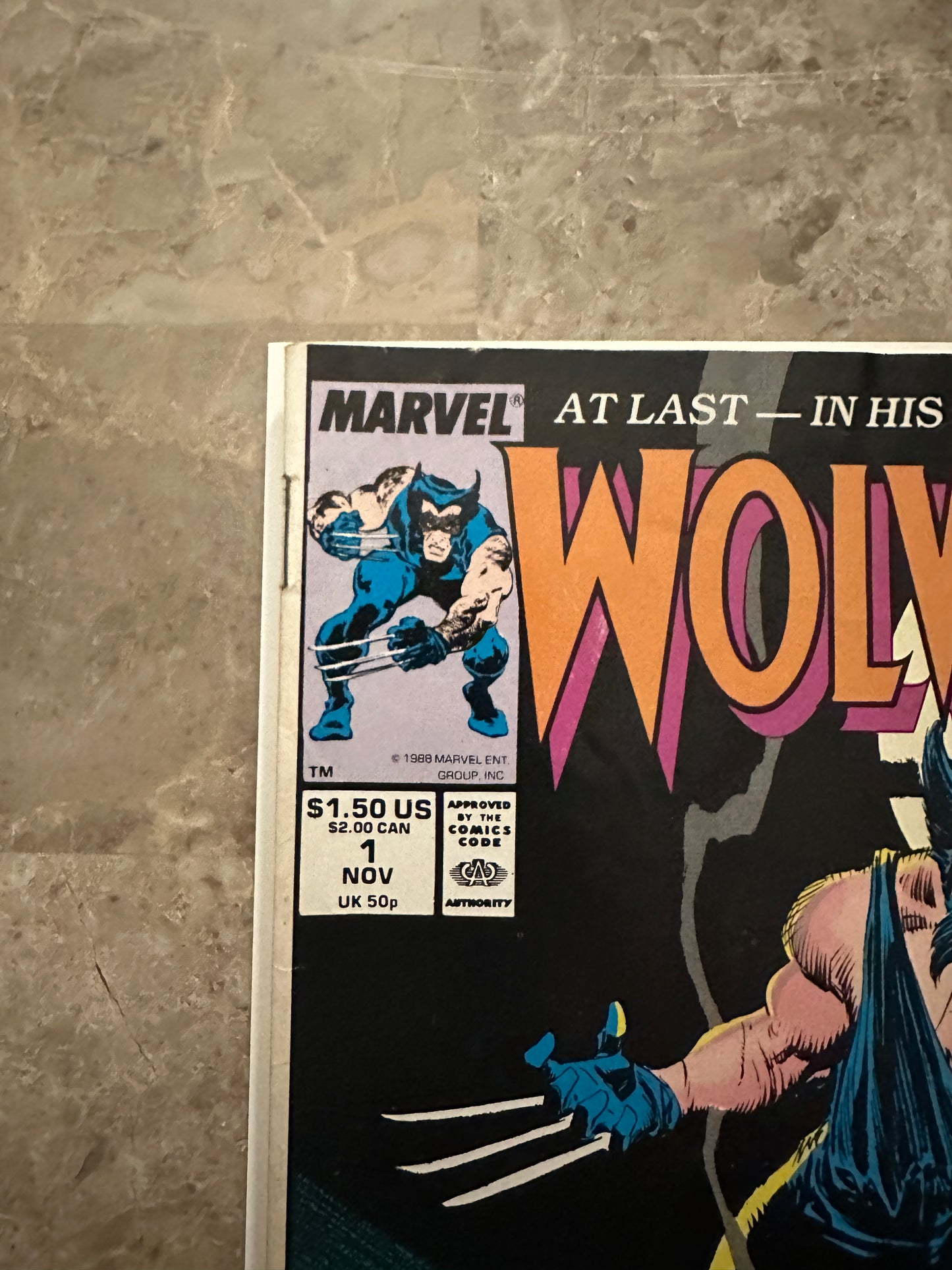 Wolverine #1 FN- 5.5 (Marvel Comics 1988)