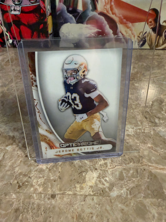 2026 Leaf Optichrome Football Jerome Bettis Jr. White Prismatic 1/1