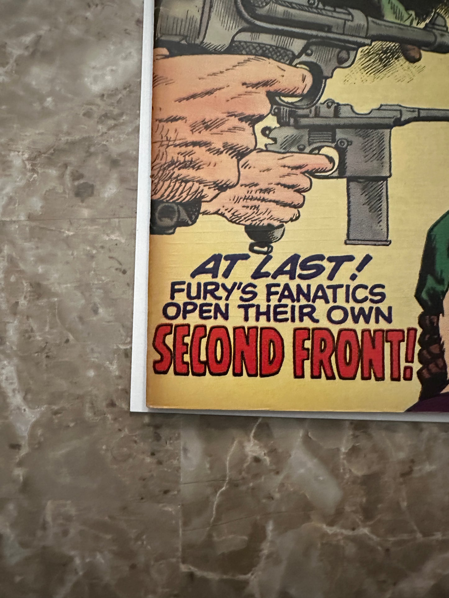 Sgt Fury #58 FN- 5.5 (Marvel Comics 1968) - Higher Grade with tanning