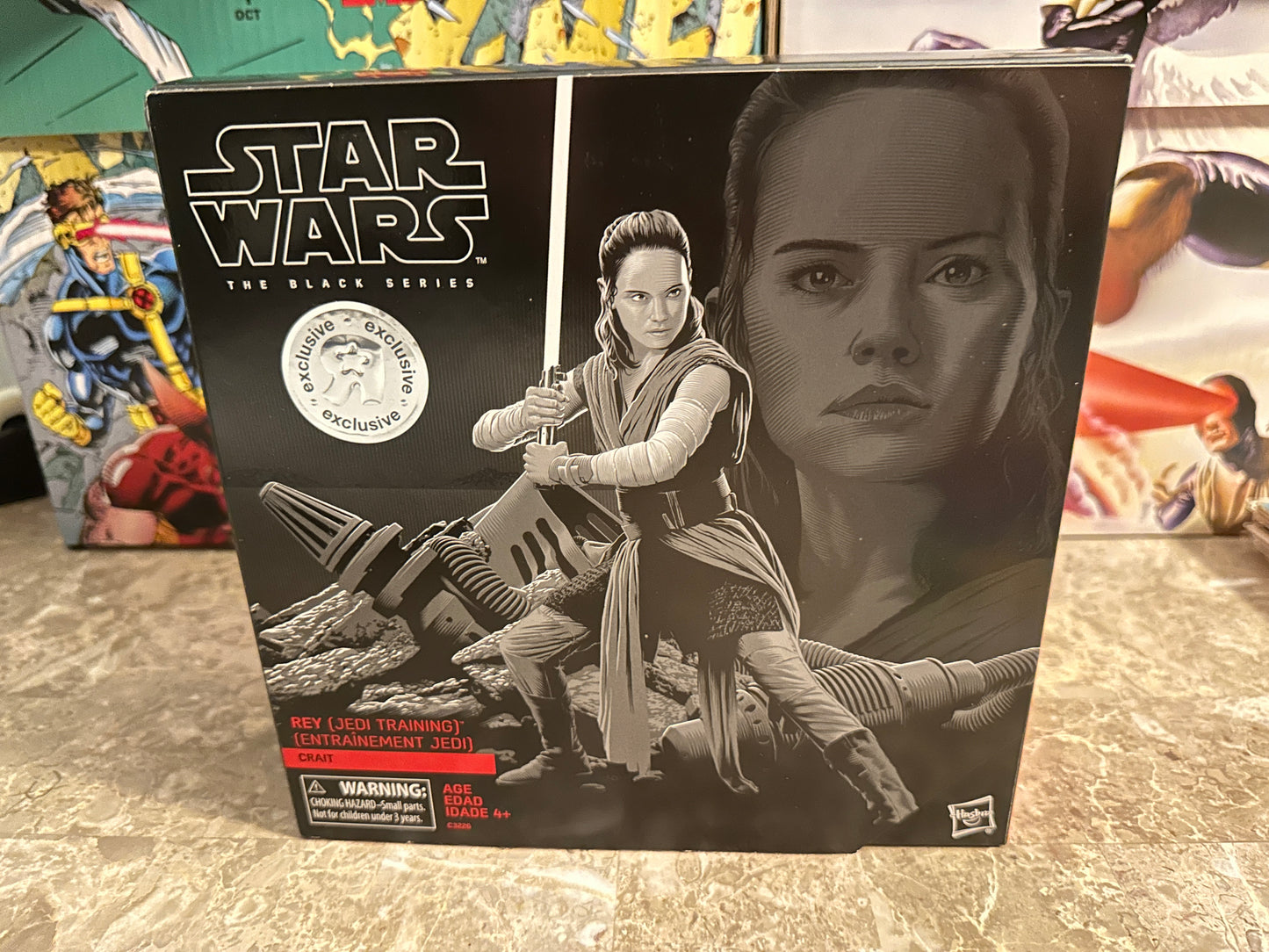 Star Wars The Black Series Rey Jedi Training (Hasbro) - New Sealed