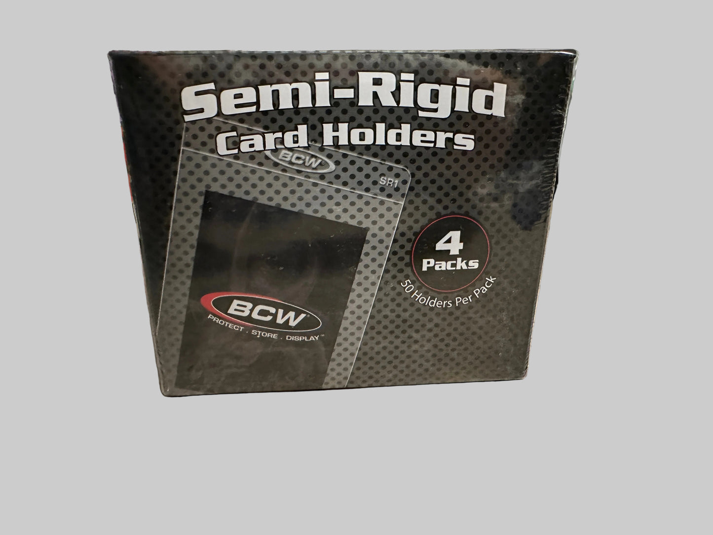BCW Semi-Rigid Card Holder #1 (200 Holders)