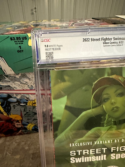 2022 Street Fighter Swimsuit Special CGC 9.8 Carnivore Comics D (Udon) -New Case