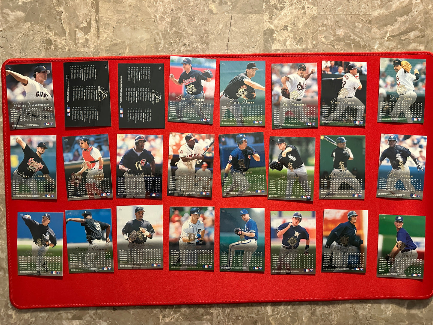 1995 Fleer Flair Lot of 170 - Minimal Duplication