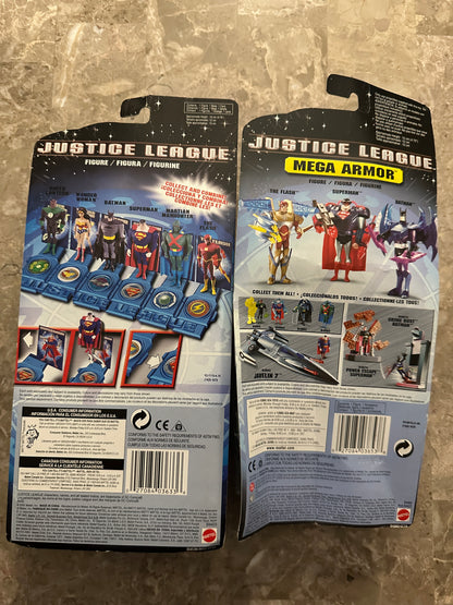 Justice League Animated Flash & Flash Mega Armor (Mattel) - New Sealed