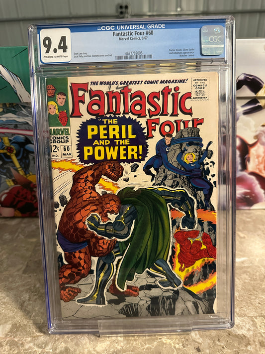 Fantastic Four #60 CGC 9.4 (1967 Marvel) - Brand New Case