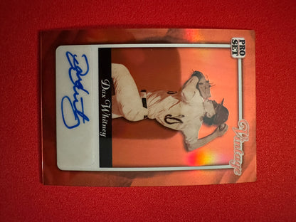 Dax Whitney 2026 Leaf Pro Set Vintage Orange Autograph 3/4 Oregon State RHP