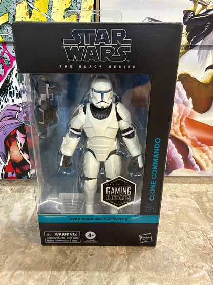 Star Wars The Black Series Gaming Greats: Clone Commando 6-Inch Action Figure