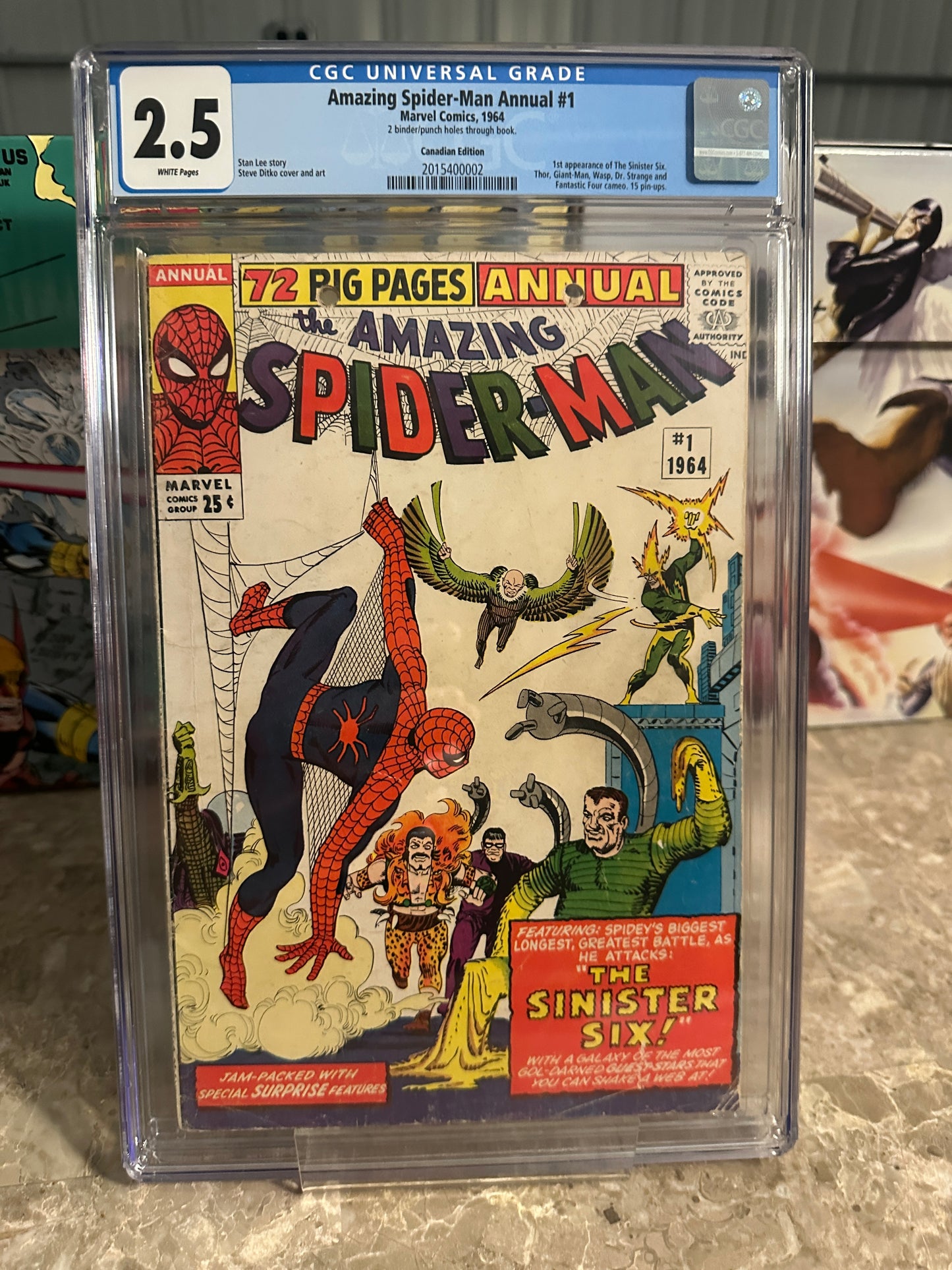 Amazing Spider-Man Annual #1 CGC 2.5 Canadian Edition (1967 Marvel)