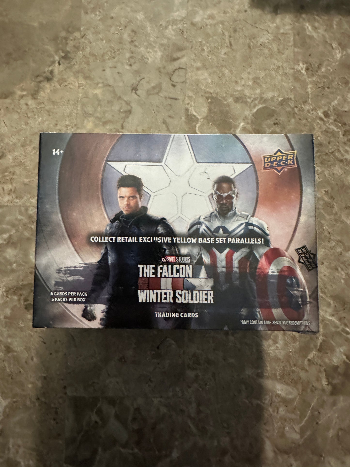 Marvel's Falcon and Winter Soldier Blaster Box Factory Sealed (Upper Deck)