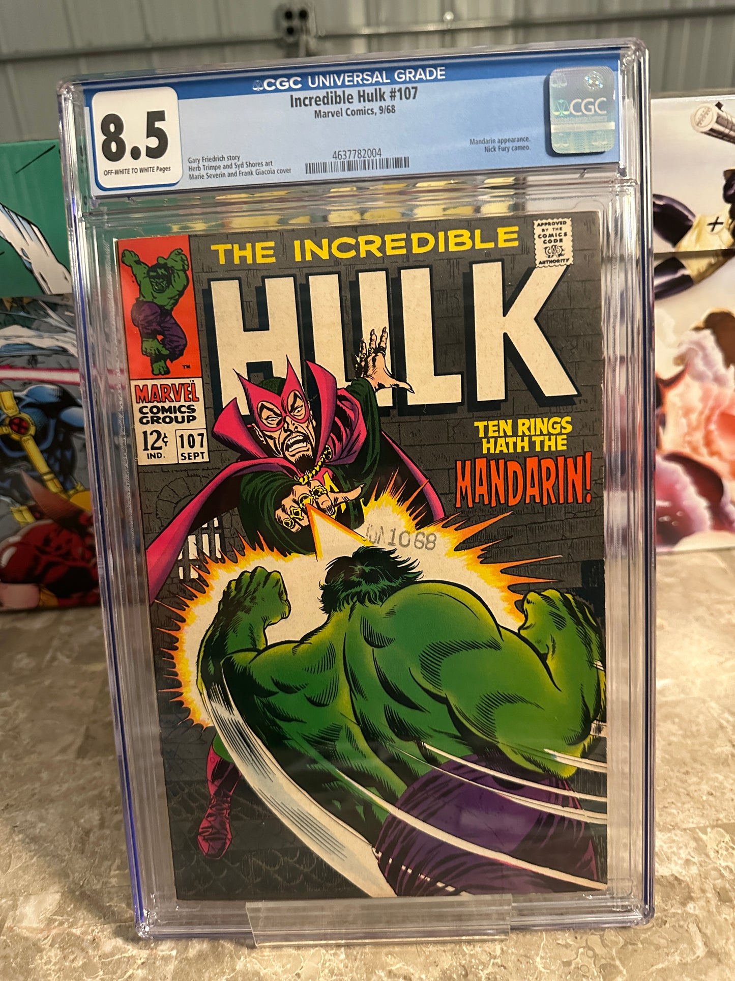 Incredible Hulk #107 CGC 8.5 (1968 Marvel) - Brand New Case