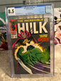 Incredible Hulk #107 CGC 8.5 (1968 Marvel) - Brand New Case