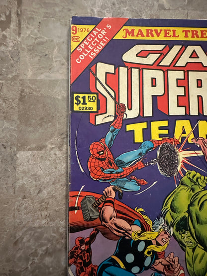 Marvel Treasury Edition #9 FN- 5.5 (1976 Marvel) - Nice copy