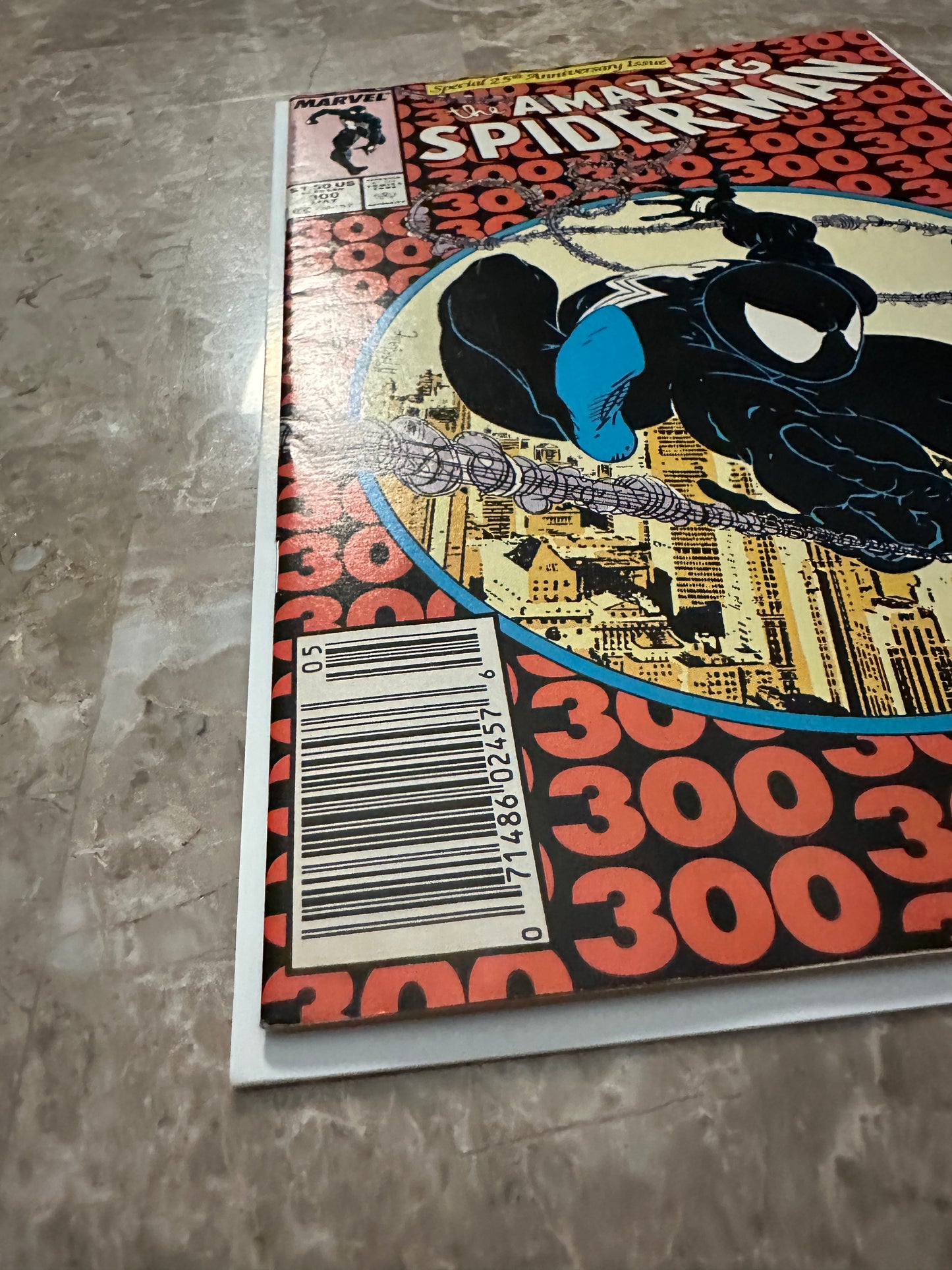 Amazing Spider-Man #300 Newsstand FN+ 6.5 (Marvel Comics 1988) - 1st Venom