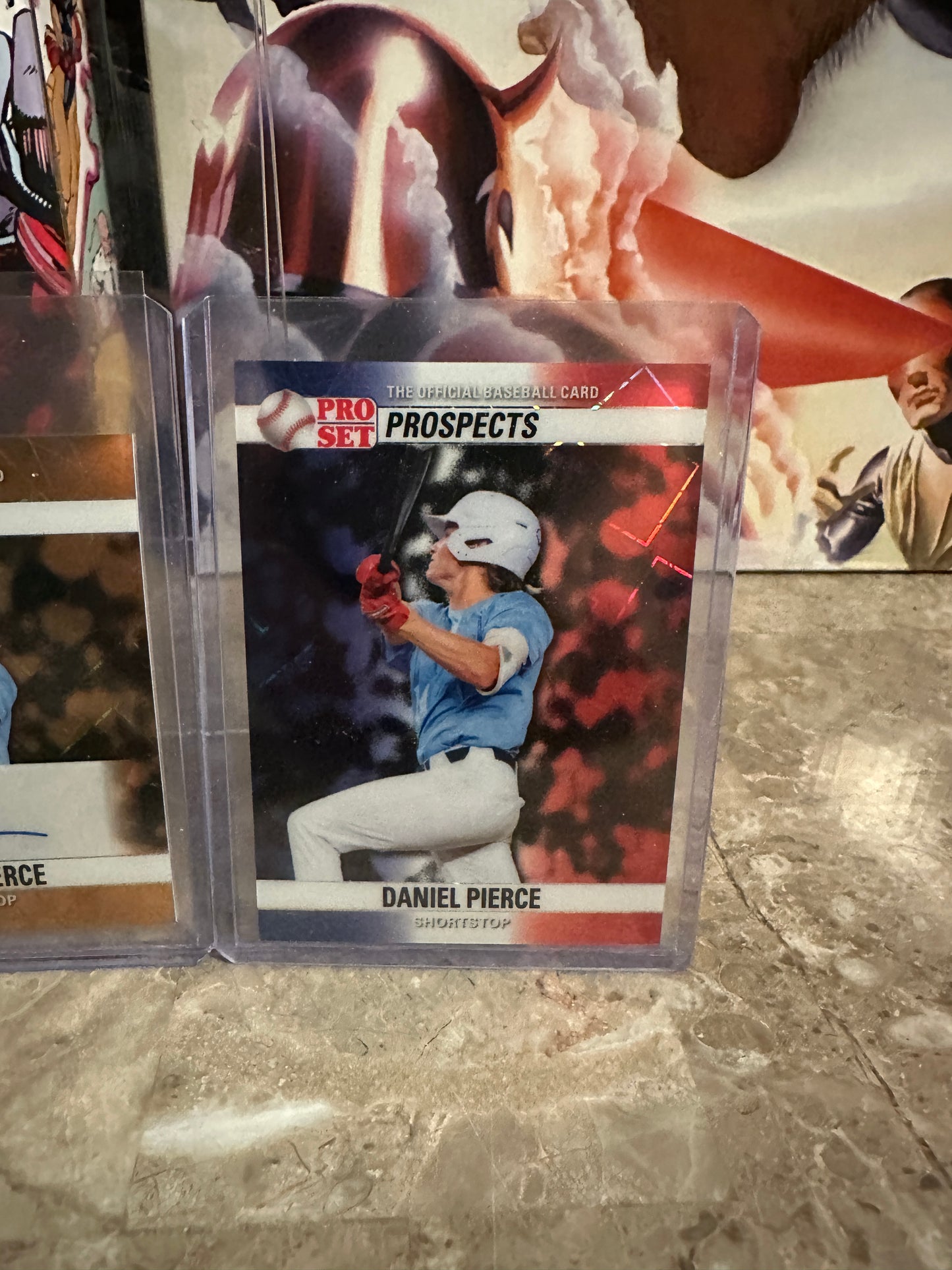 Daniel Pierce 2026 Pro Set Metal 1/1 Gold AUTO, /5 & /6 RWB Lazer Lot - Rays