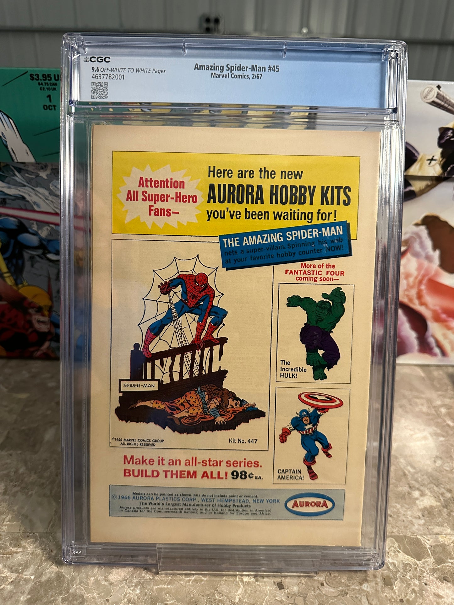 Amazing Spider-Man #45 CGC 9.6 (1966 Marvel) - Brand New Case
