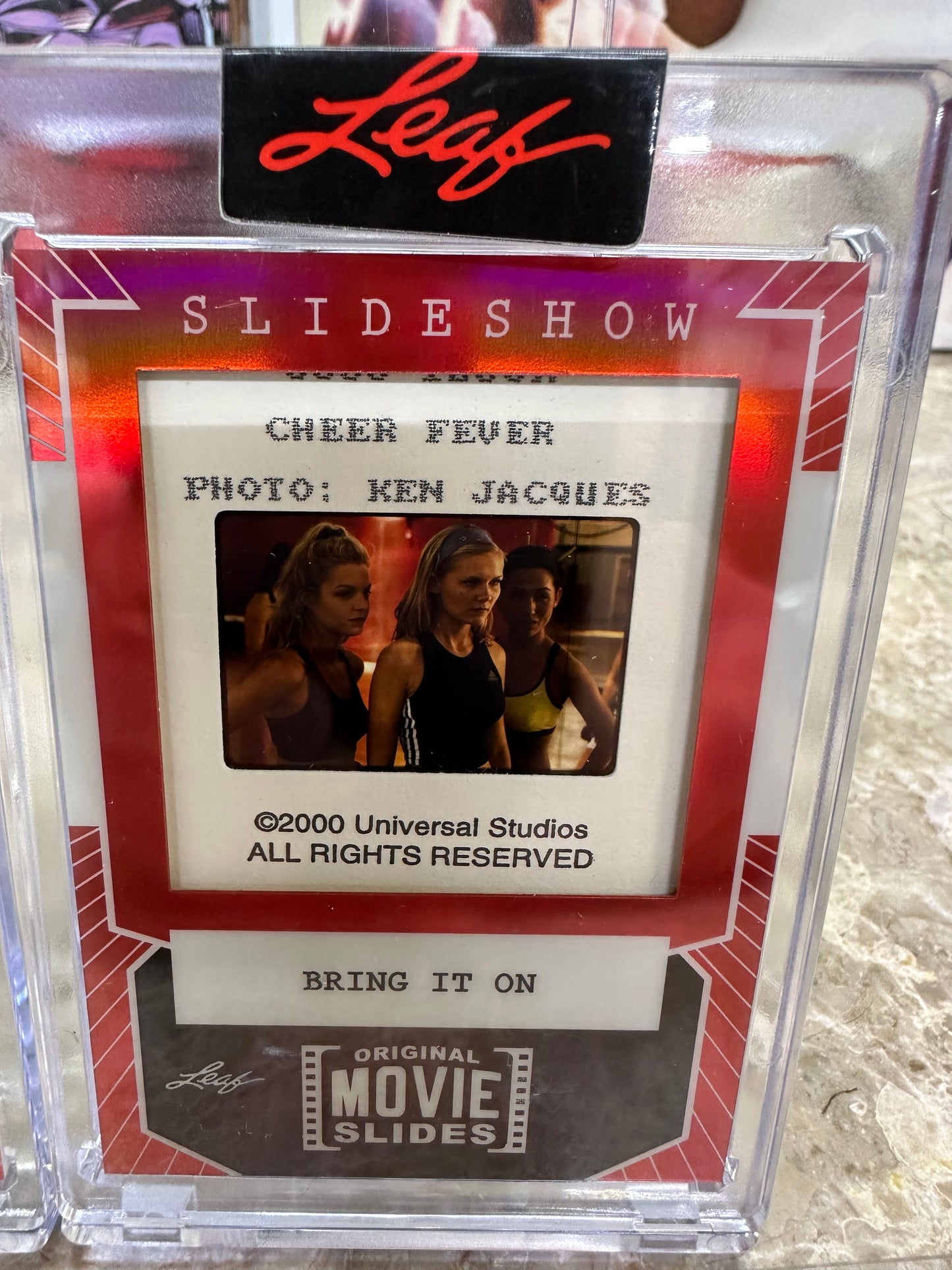 2026 Leaf Slideshow BRING IT ON 2-Slide Lot KIRSTEN DUNST Swing & Squad PROMO