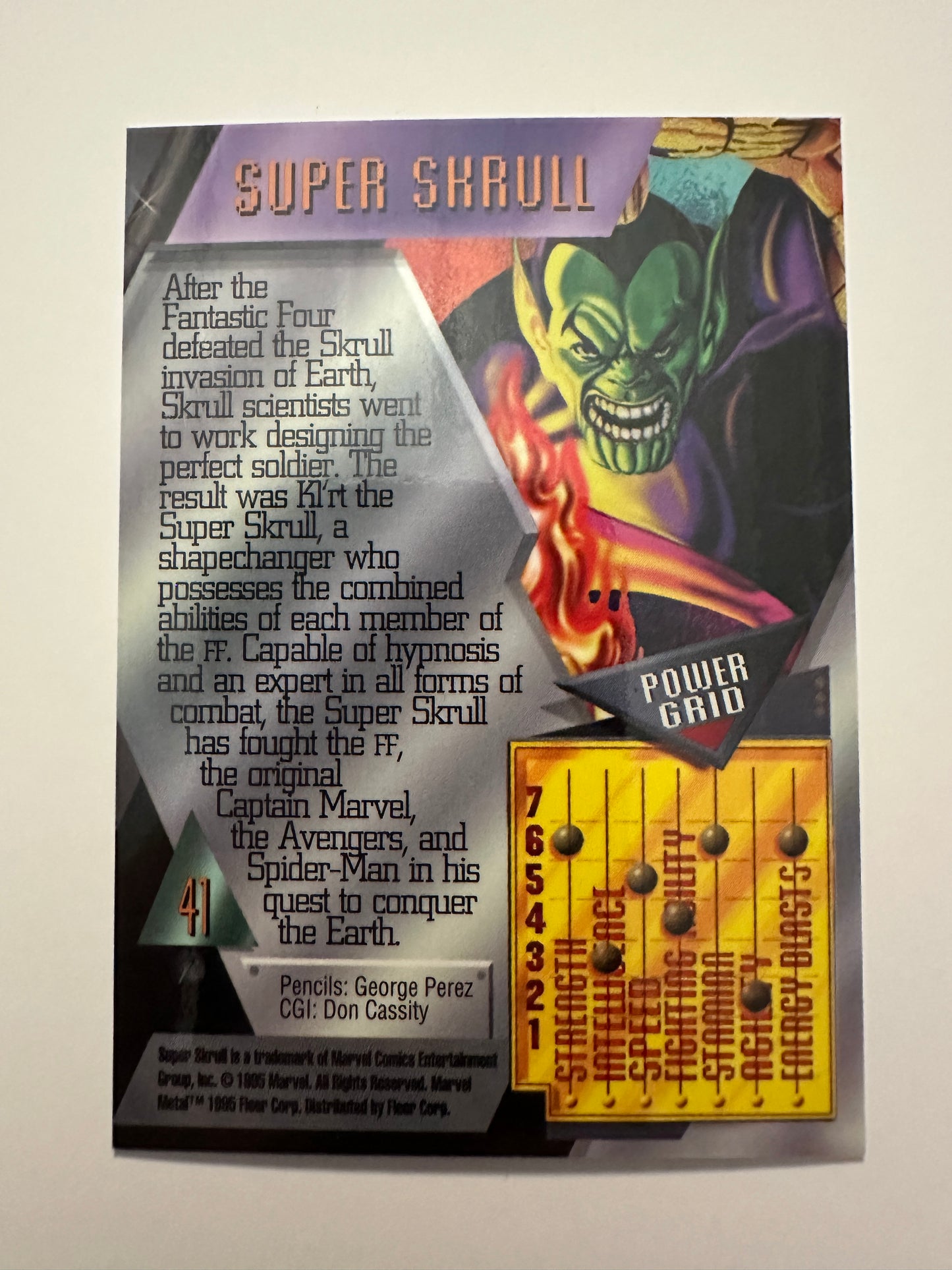 Super Skrull #41 (1995 Marvel Metal) - High grade
