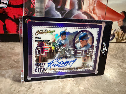 Rick Dempsey 2026 Leaf City of Champions Heart of the City Auto Purple /2