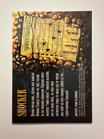 Shocker #27 (1996 Marvel Fleer Spider-Man Premium) - High grade