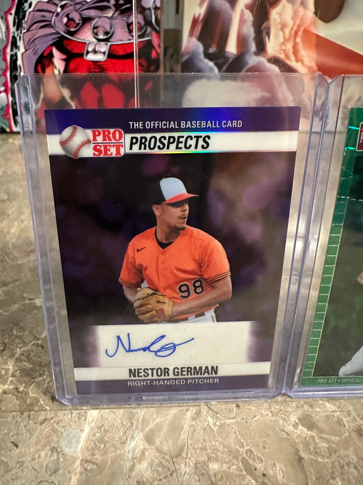 2026 Leaf Pro Set Baseball Nestor German Two-Card Prospect Lot