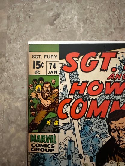 Sgt Fury #74 FN- 5.5 (Marvel Comics 1970)
