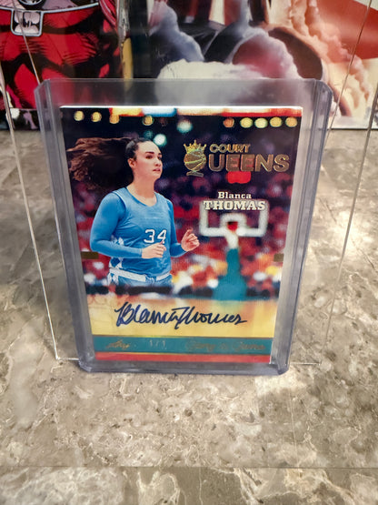 2025 Leaf Glory of the Game Basketball Court Queens Blanca Thomas Gold Auto True 1/1