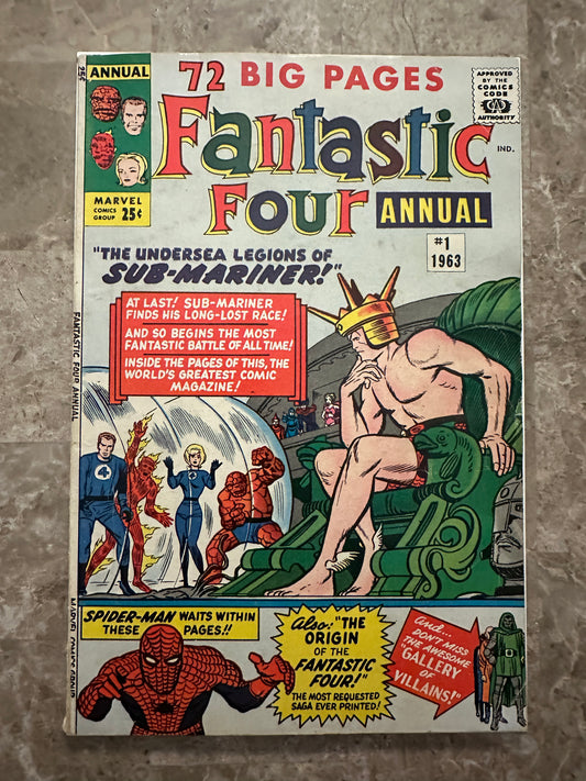 Fantastic Four Annual #1 VG 4.0 (1963 Marvel)